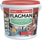 Краска FLAGMAN FARMA W антимикробная защита при повышенной влажности (ВД-АК-2392)