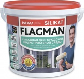 Краска FLAGMAN SILIKAT фасадная для городской индустриальной среды