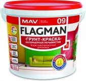Грунтовка интерьерная укрывистая FLAGMAN 09 (ВД-АК-09)