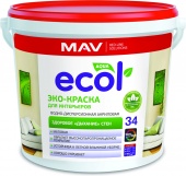 Эко-краска ECOL 34 для интерьеров (ВД-АК-2034)