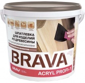 Шпатлевка BRAVA ACRYL PROFI-1 для изделий из древесины (ПРОФИ-1)